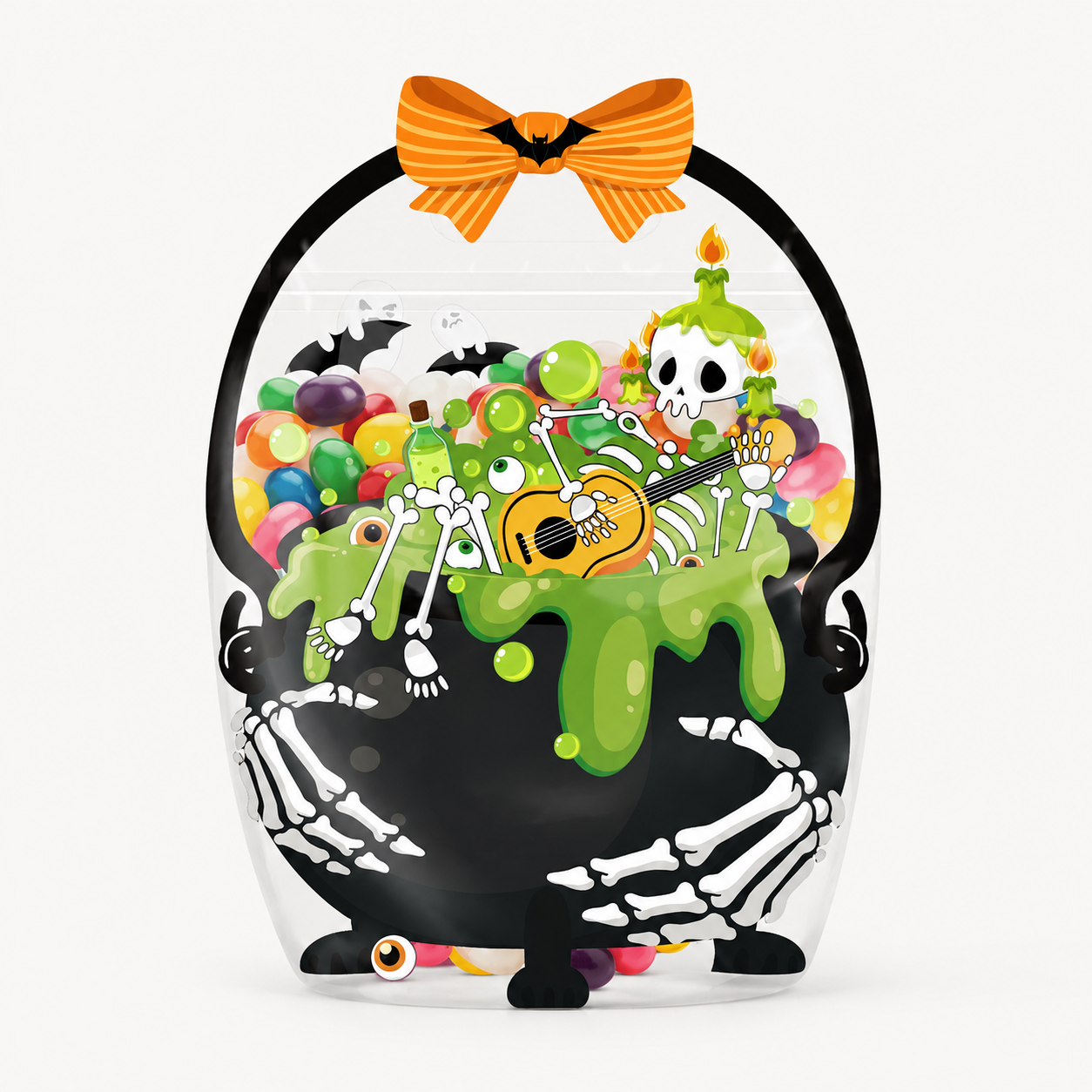 Spooky Skeleton Cauldron
