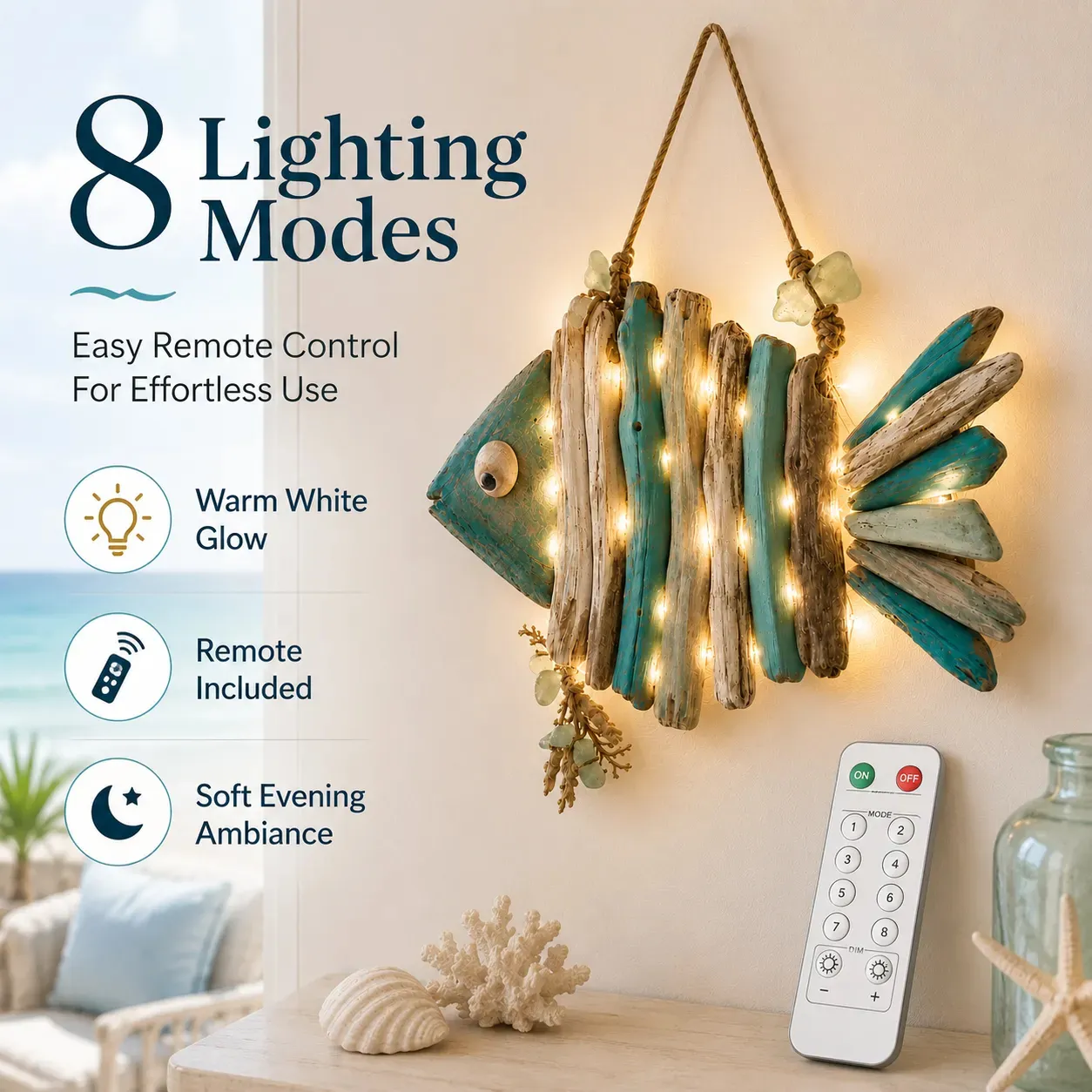 LED light modes display