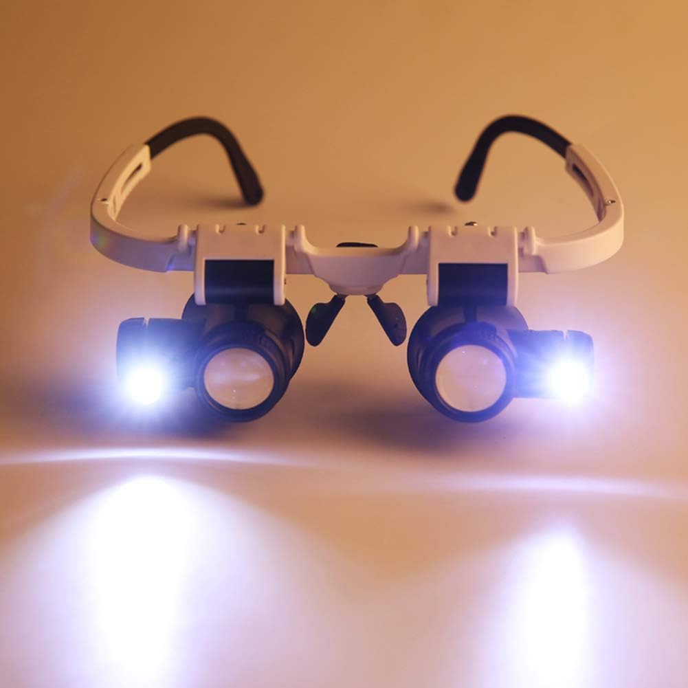 Headband LED Glasses Magnifier