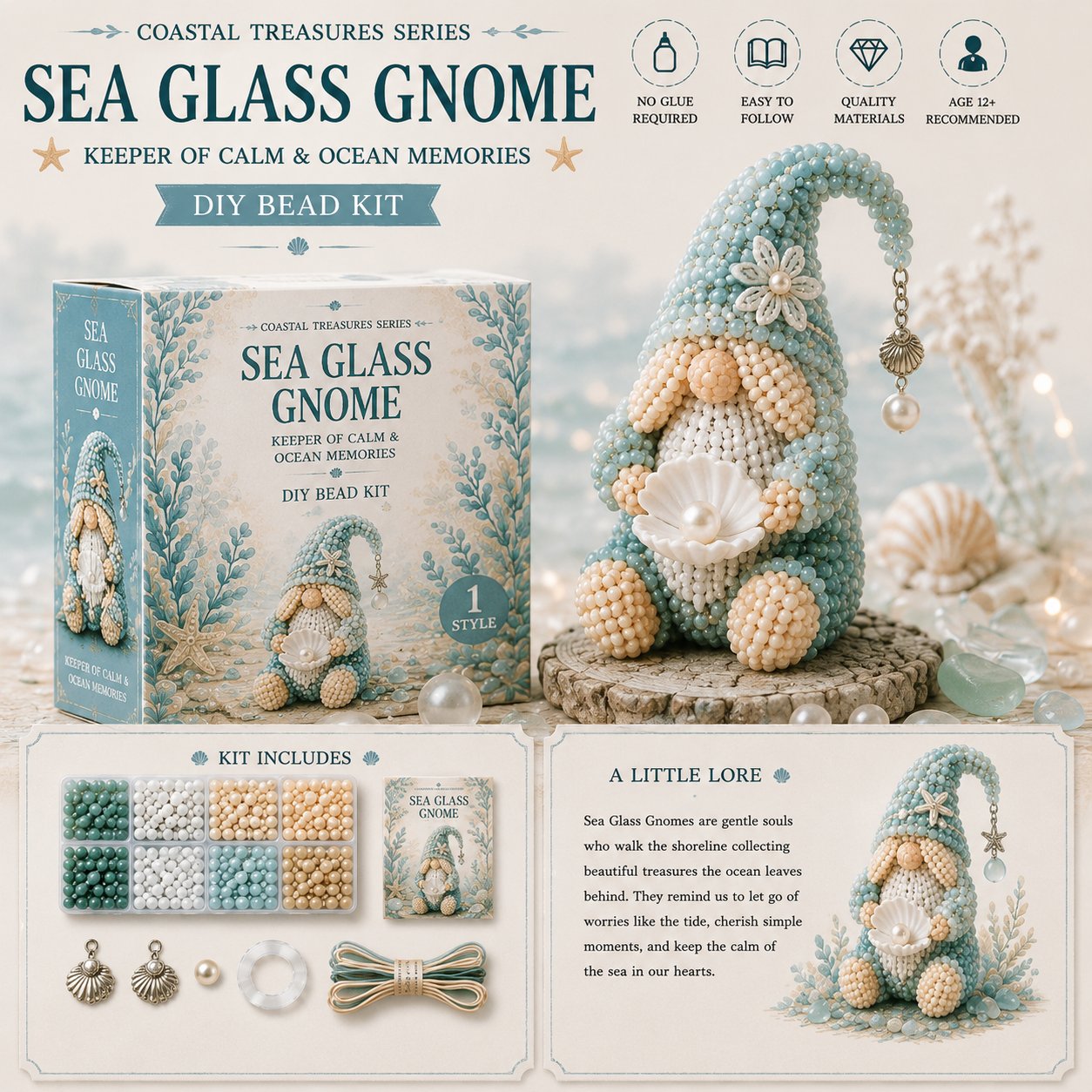 Sea Glass Gnome