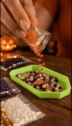 Halloween pearl diamond art dynamic display gif