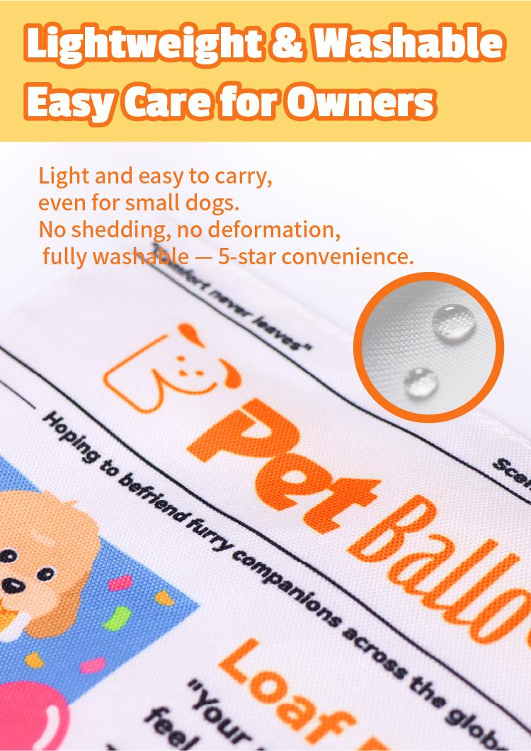 Durable Newspaper Pet Balloon Dog Toy 7