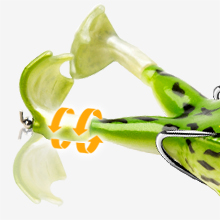 Double 360 Degree Rotatable Feet Propeller Blades