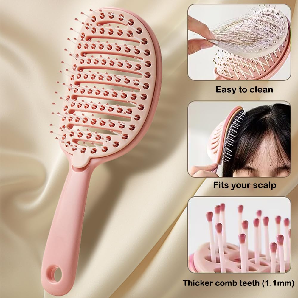 Pain-free Flexible Detangling Bristles Technology