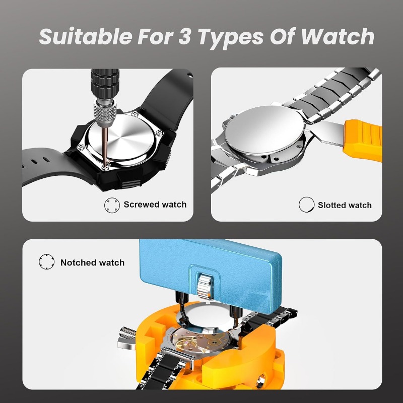 Watch holder & tweezers spring bar tools