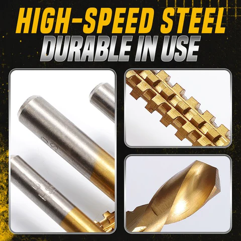 High strength durable drill bit close-up
