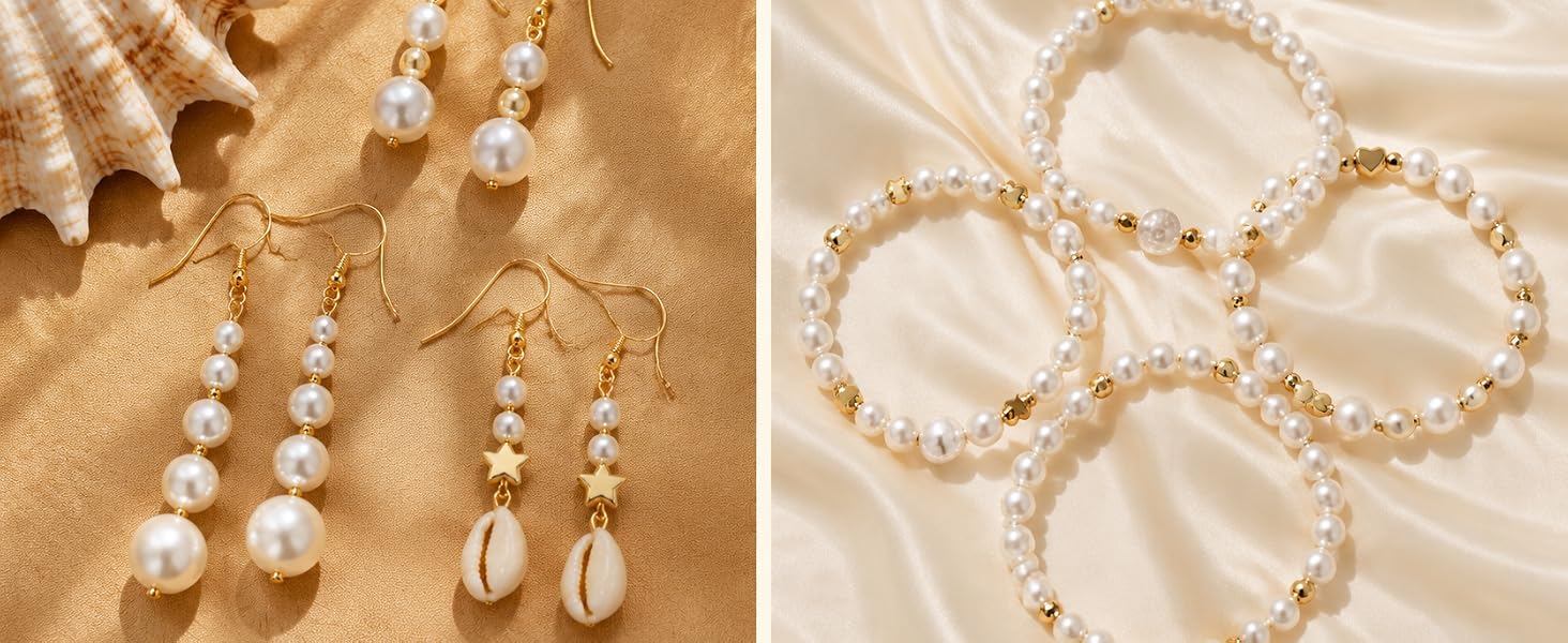 DIY Pearl Bead Jewelry Making
