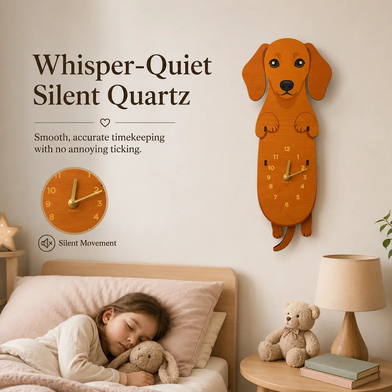Whisper Quiet Silent Quartz Mechanism