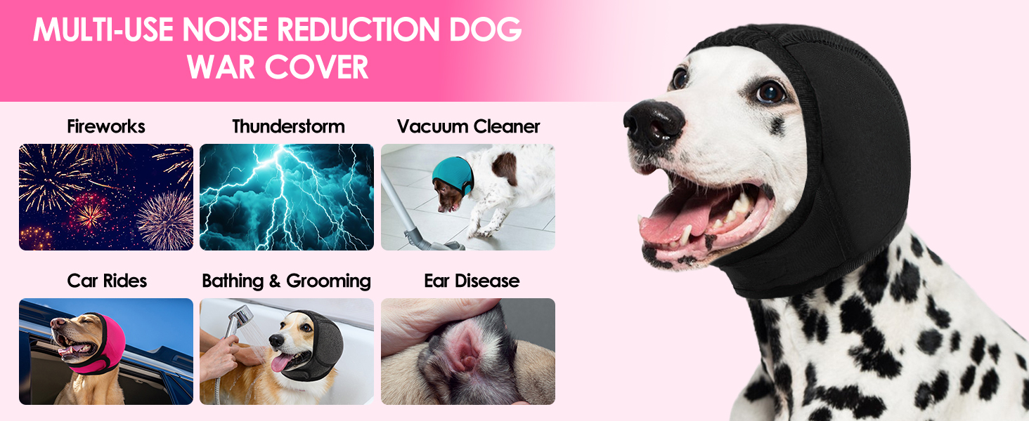 KOESON Calming Dog Acoustic Hood Wrap on Pet Comforting and Noise Isolation Overview