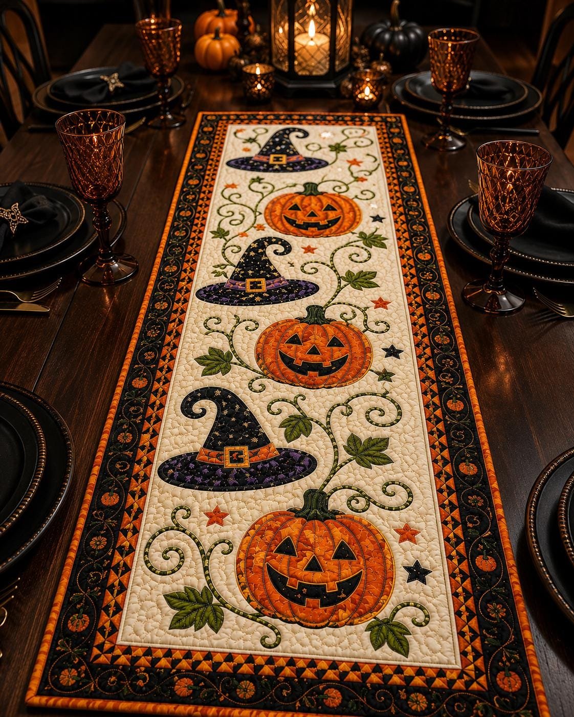 Halloween table decor