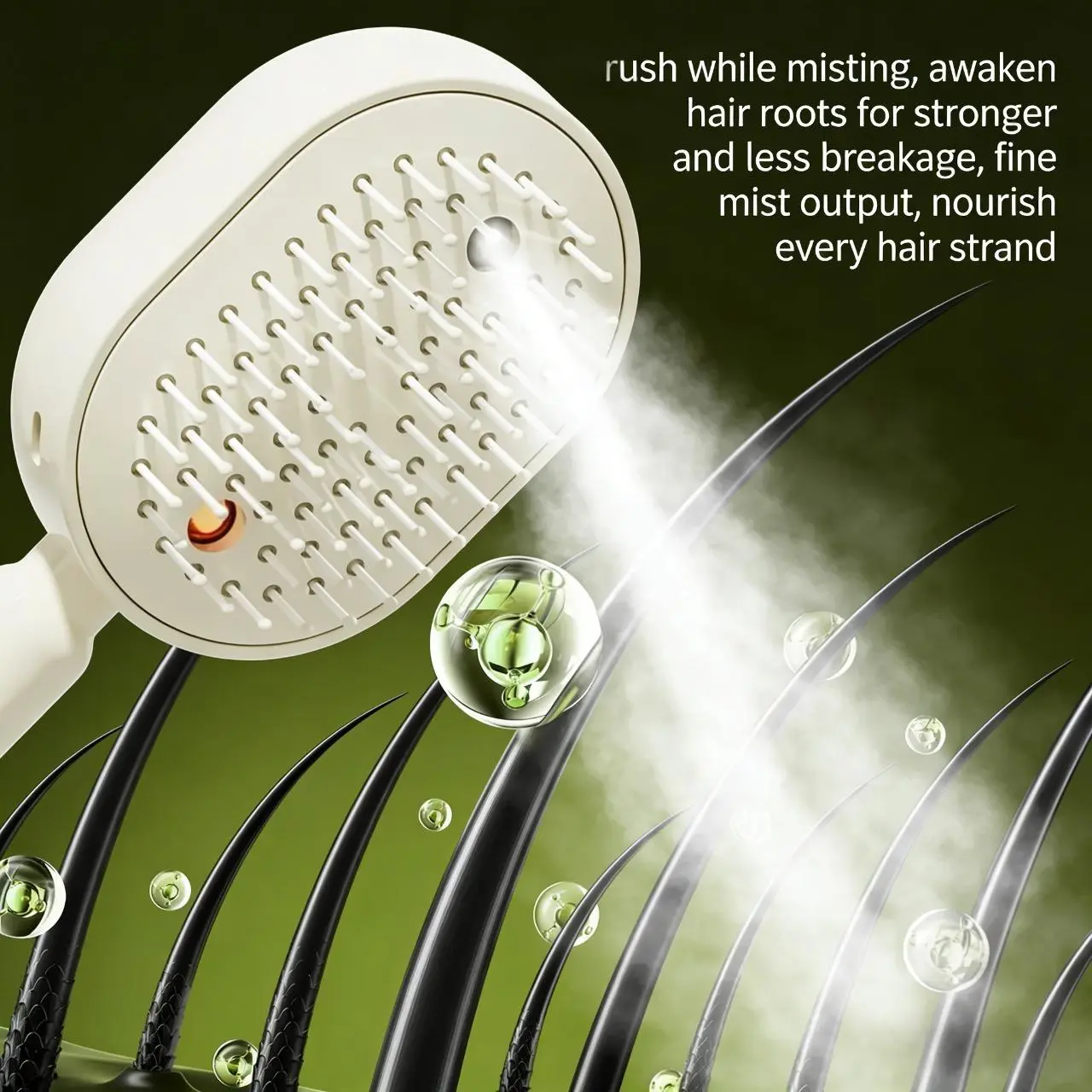 Red light scalp care spray comb