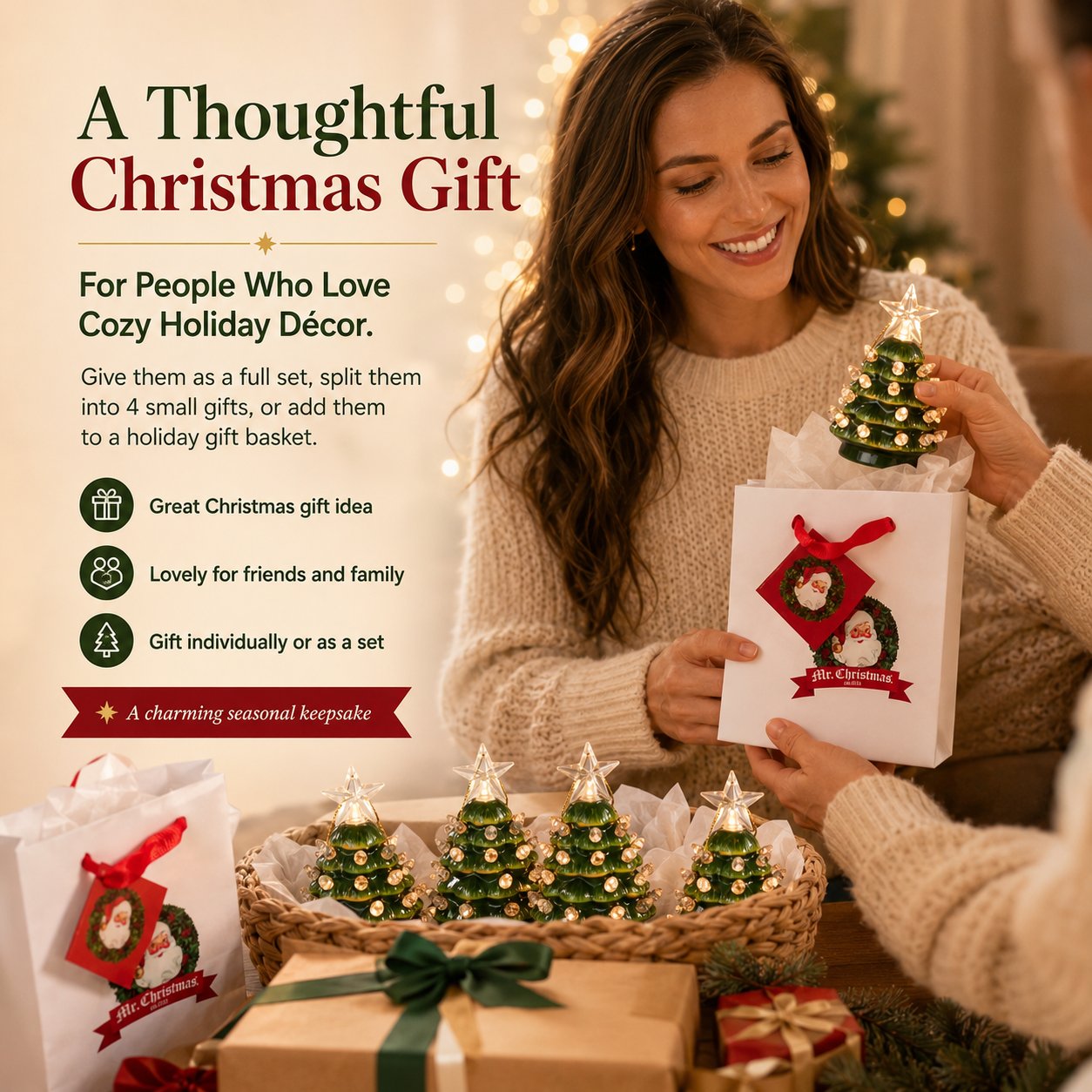 Gift-ready ceramic tree display shot