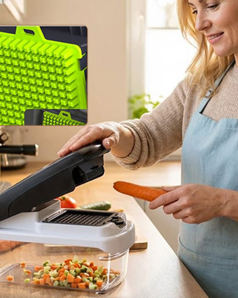 WhiteMultifunctional Vegetable Cutter