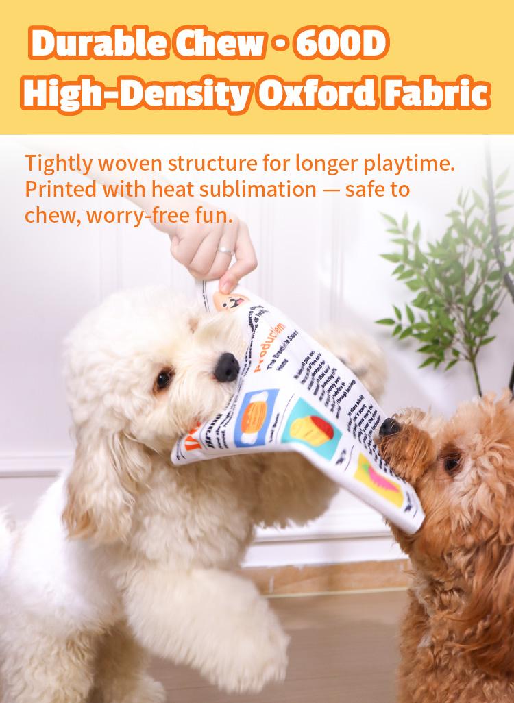 Durable Newspaper Pet Balloon Dog Toy 8