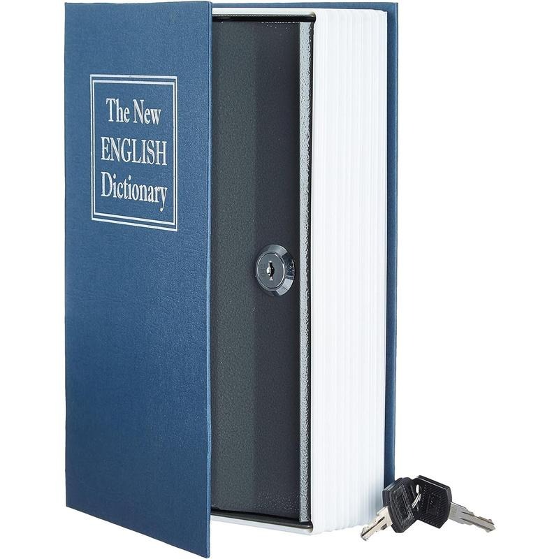 Book safe placed on bookshelf hidden effect