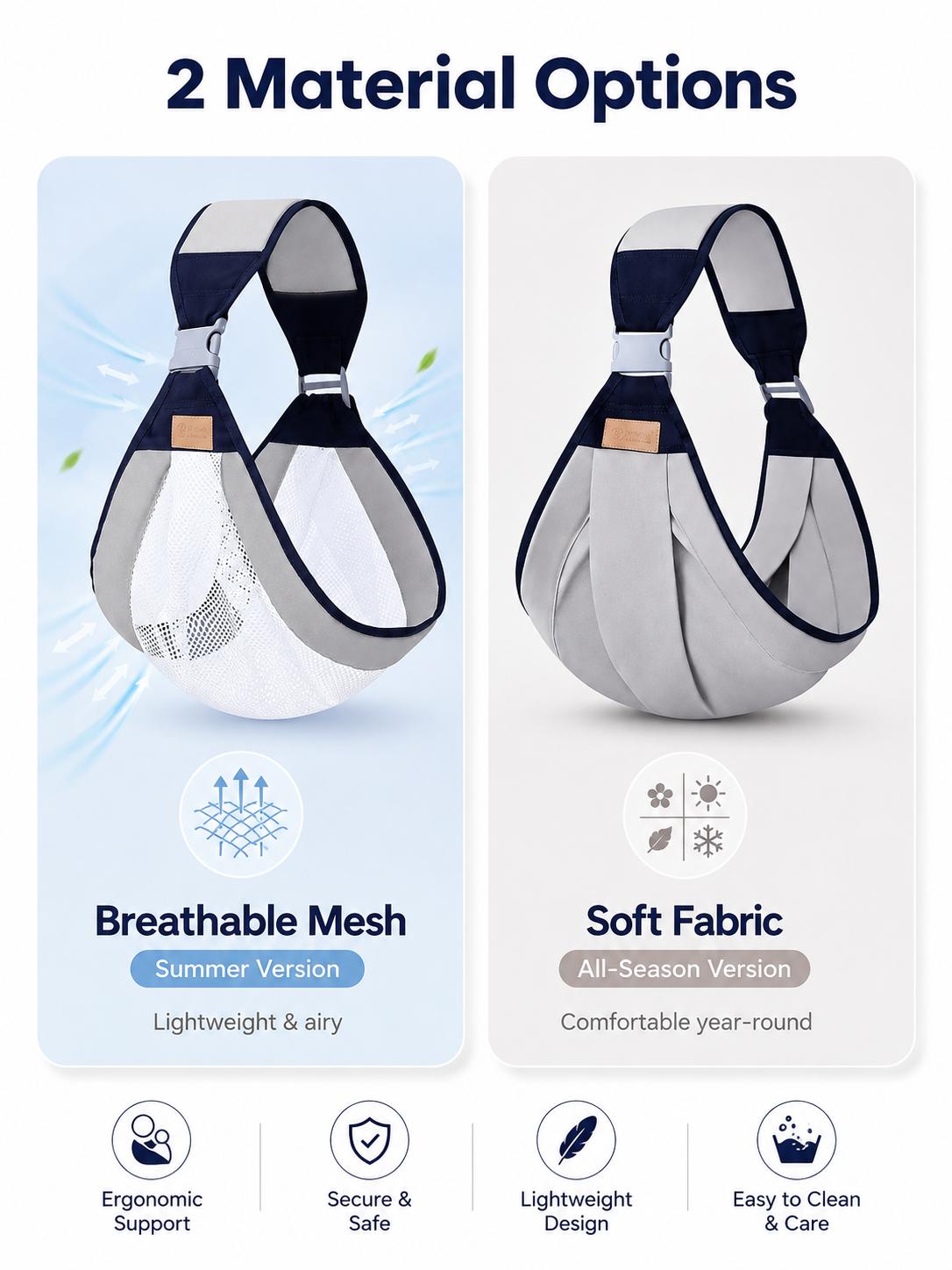 Baby Hip Carrier Comfortable Carrying Position