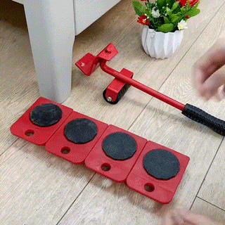 Heavy Furniture Lifter Crowbar Action GIF