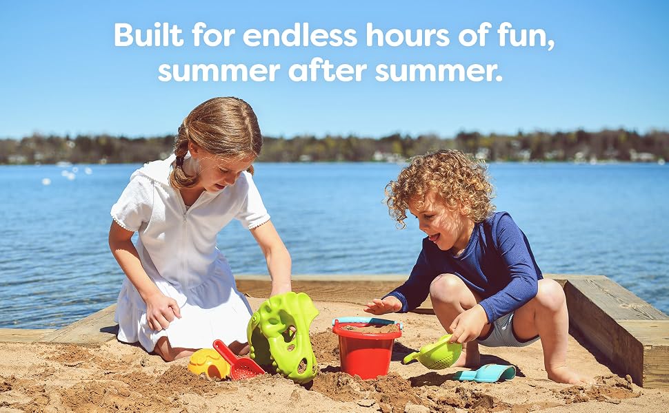 Durable long-term summer beach play banner