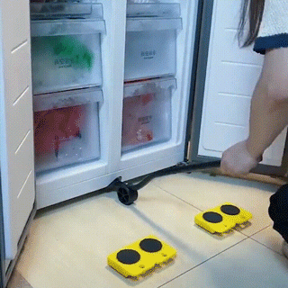Furniture Moving Rollers Demonstration GIF