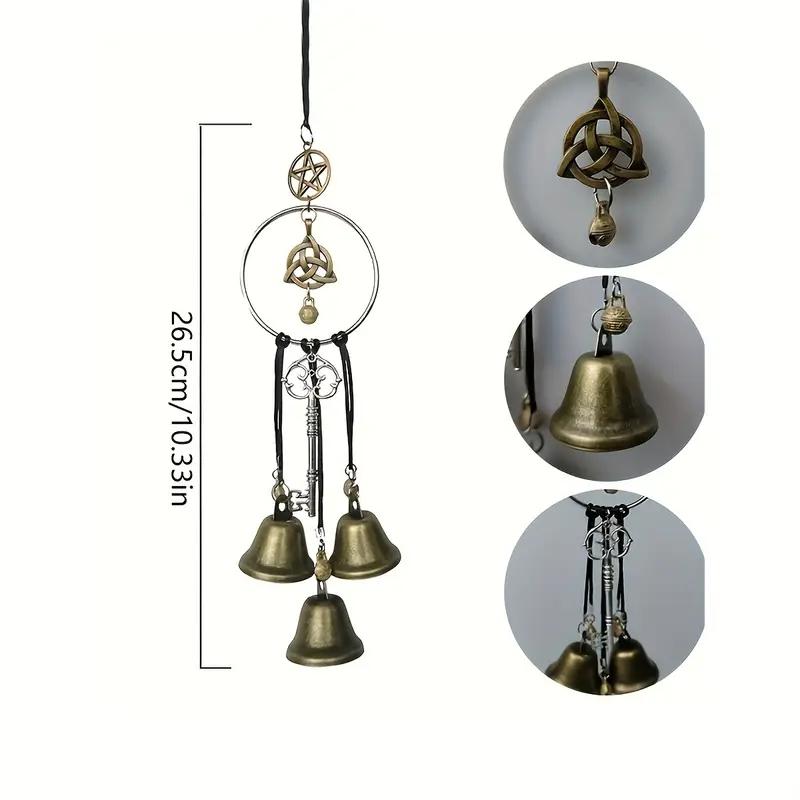 Witch Bell Hanging Ornament close-up details