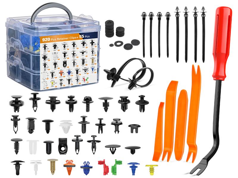 Multi-size and Universal Automotive Fastener Clips Specification Sheet