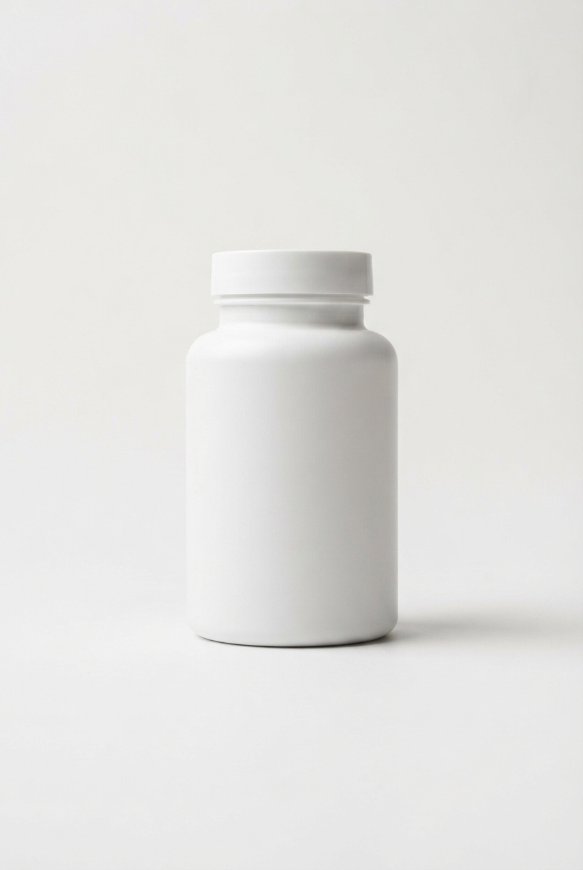 SkinBalance probiotic beauty capsules bottle with medical-inspired look