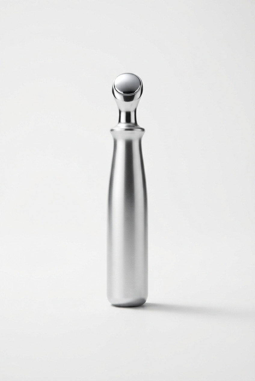ClearFocus under-eye serum applicator in clinical minimalist setting