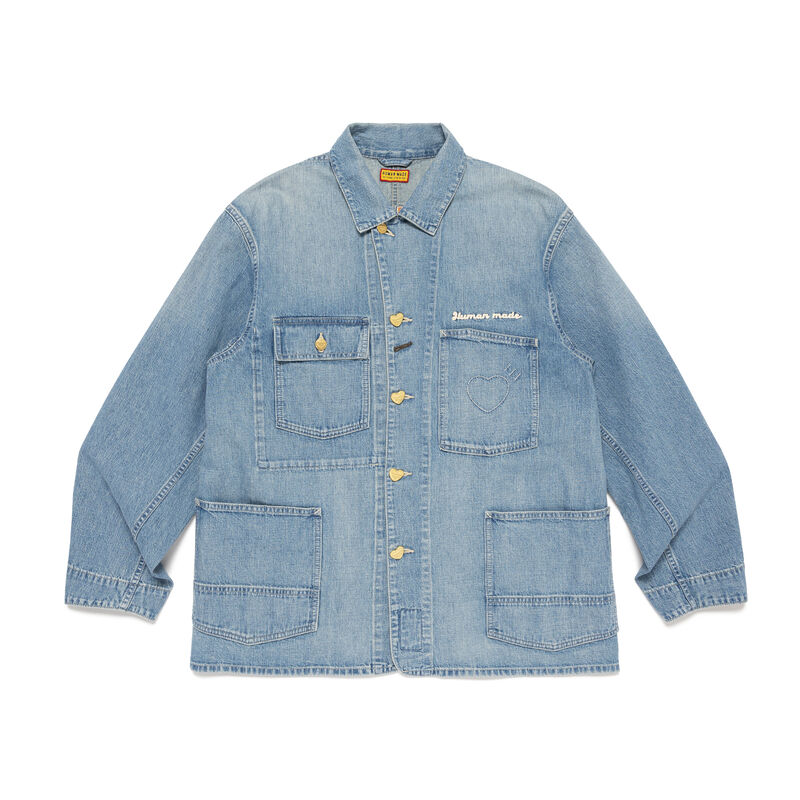 DENIM COVERALL JACKET detail product image