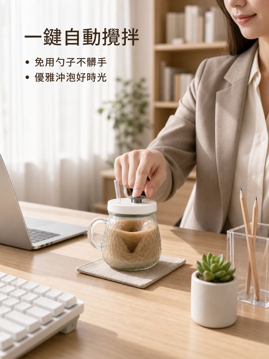 靜音便攜電動攪拌杯