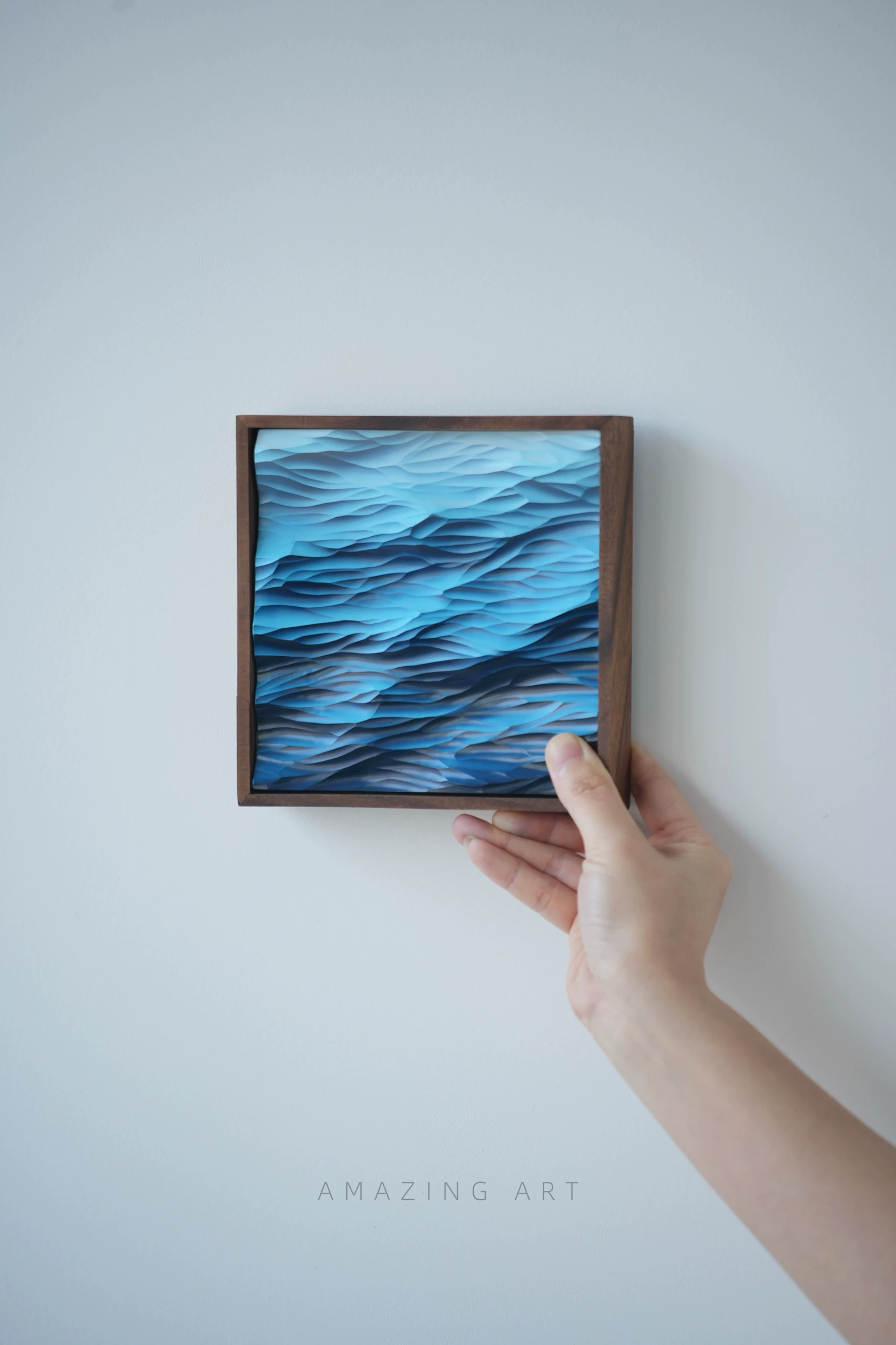 手工浮雕海洋牆面裝飾裝飾畫