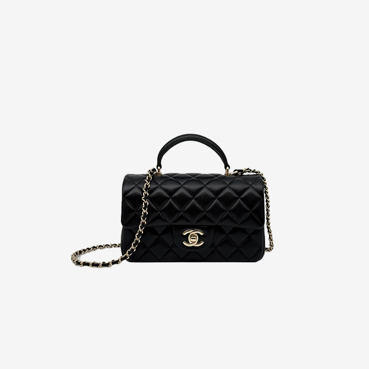 Chanel Classic Mini Flap Top Handle Handbag