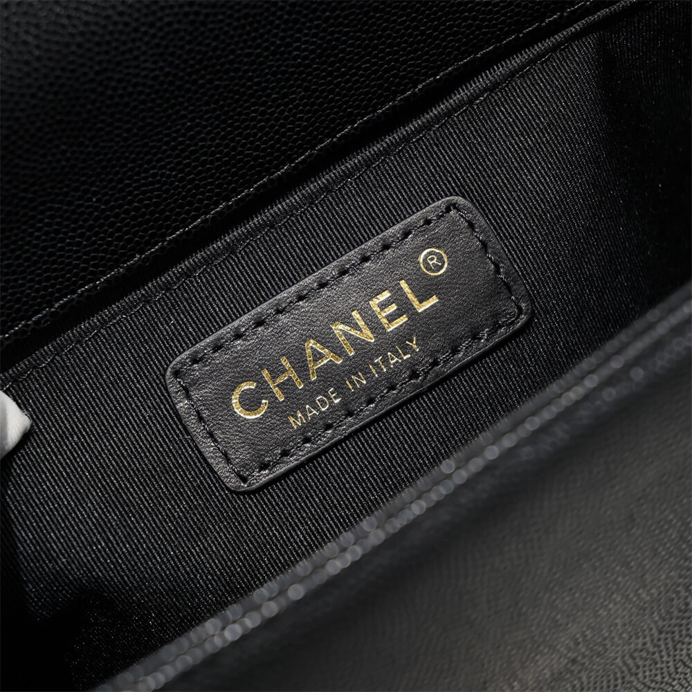 Chevron Caviar Boy Chanel Handbag