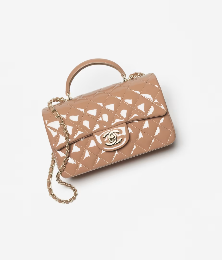CHANEL Mini classic handbag with handle