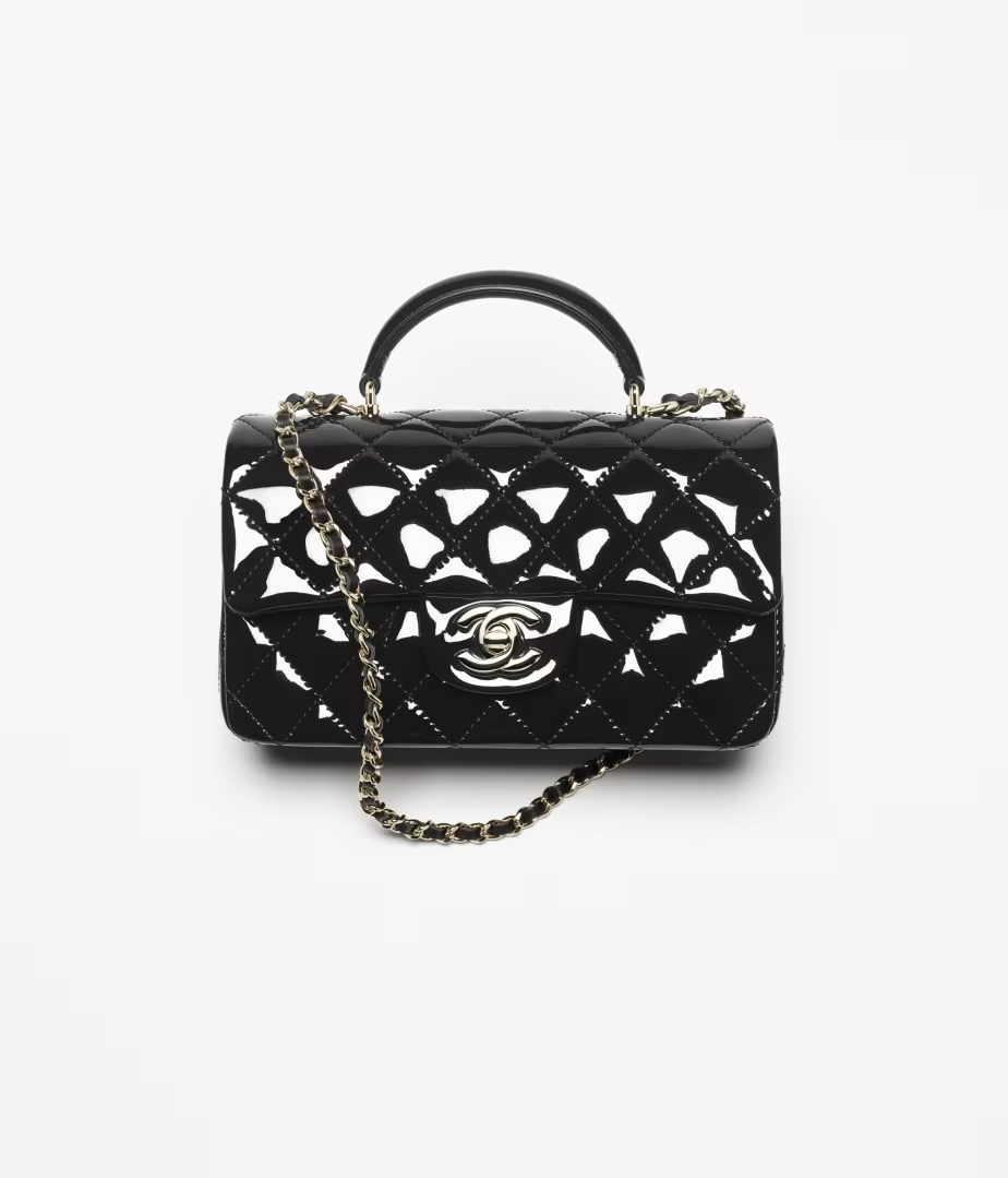CHANEL Mini classic handbag with handle