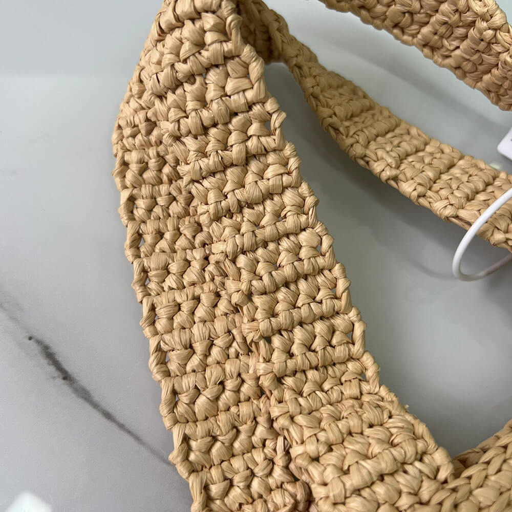 PRADA Raffia Mini Tote Bag