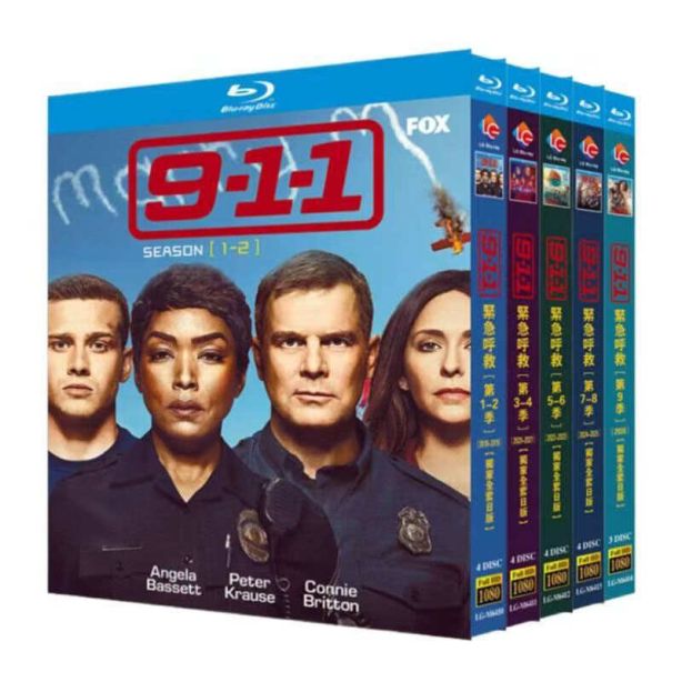 海外ドラマ 9-1-1：LA救命最前線 シーズン1+2+3+4+5+6+7+8+9 全巻 DVD ブルーレイ Blu-ray BOX 日本語字幕 日本語吹き替え版 完全版 豪華版 [Blu-ray]