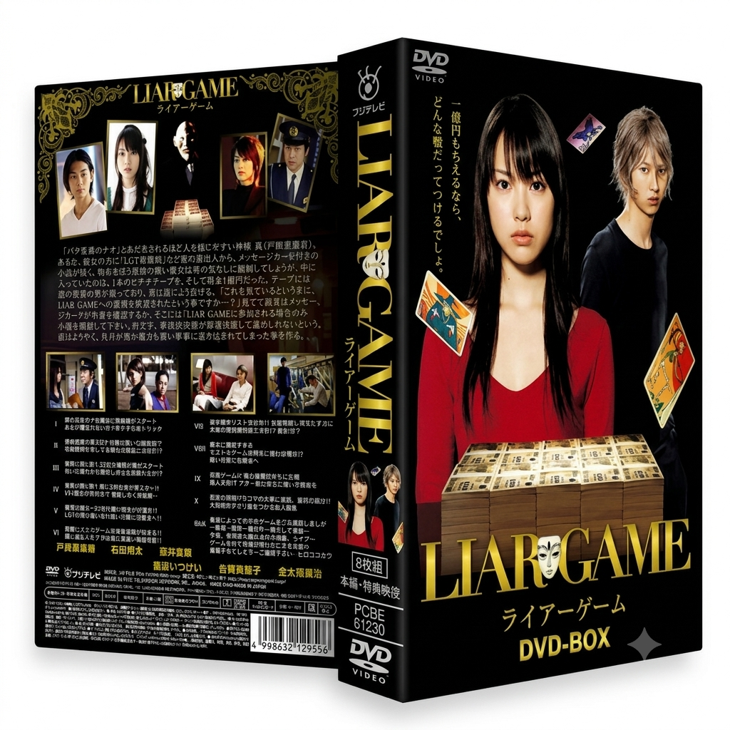 LIAR GAME ライアーゲーム DVD-BOX シーズン1+2 完全版 戸田恵梨香 本編全話+SP＋映画