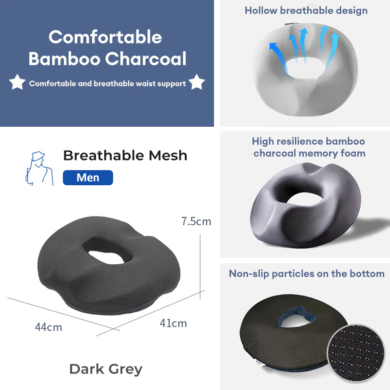 Pain Relief Memory Foam Comfort Donut Ring Car Chair Seat Cushion