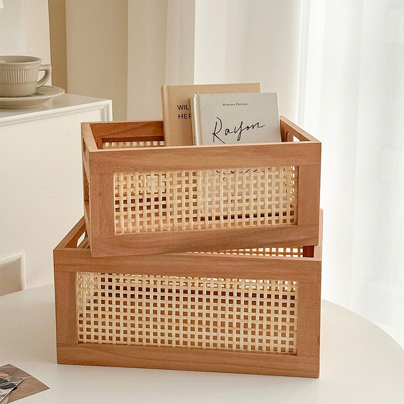 Wood Baskets Rattan Baskets For Storage Basket Organizing Nursery Bedroom Rattan Bathroom