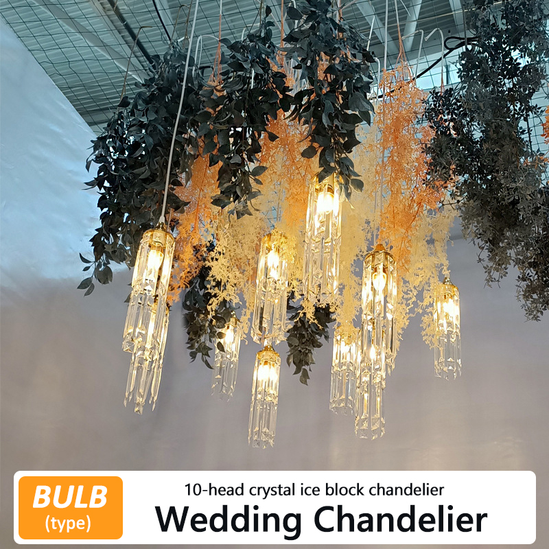 5/10pcs New Wedding Props Chandelier String Wedding Ceiling Reception Area Decorative Lights