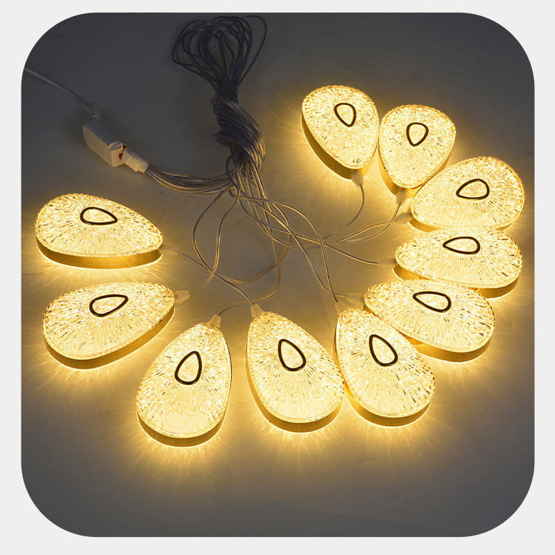 5/10pcs New Wedding Props Chandelier String Wedding Ceiling Reception Area Decorative Lights