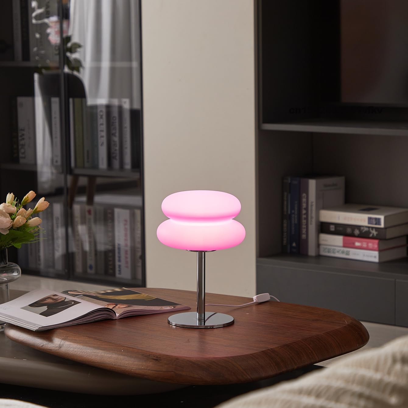 Bedroom Table Lamp Retro Creative Decorative Bedroom Hamburger Bedside Lamp USB Charging Light