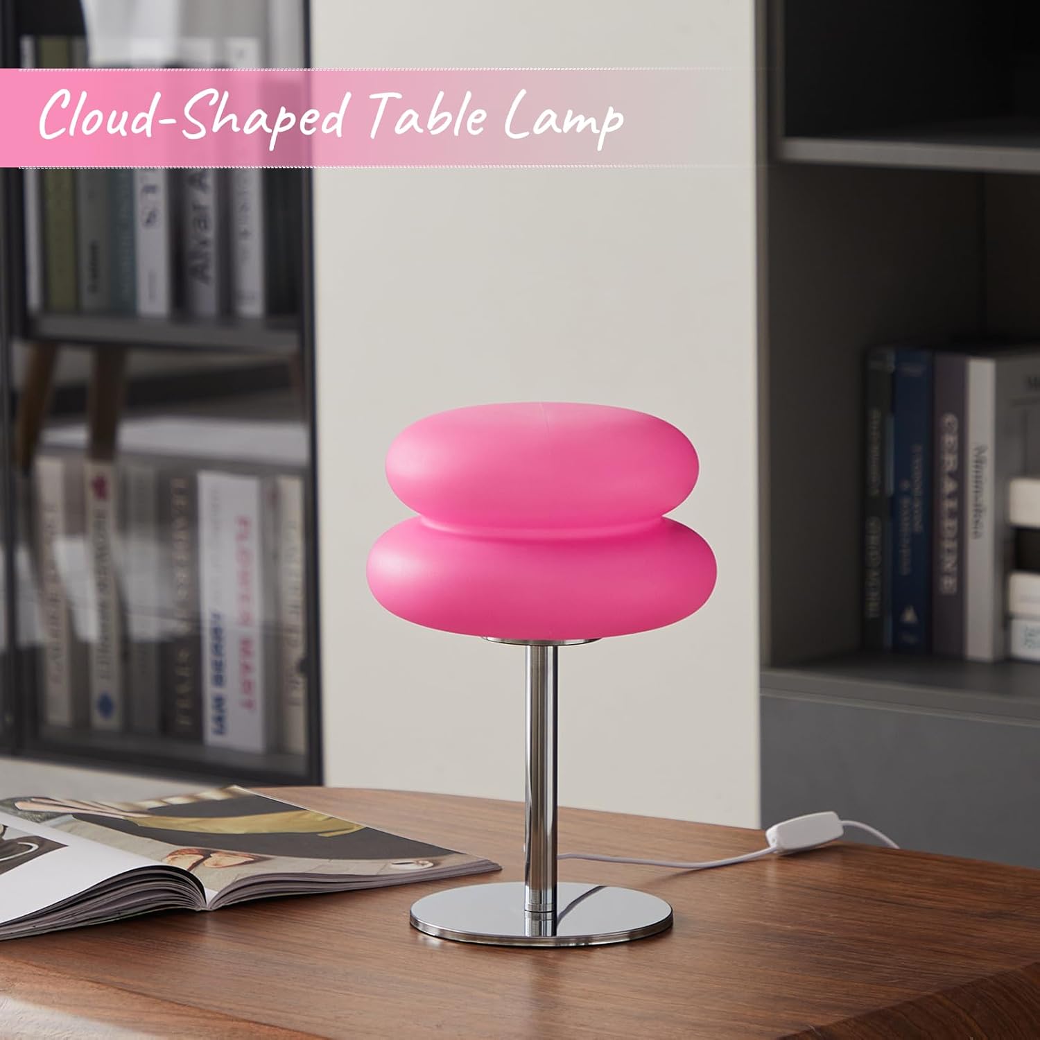 Bedroom Table Lamp Retro Creative Decorative Bedroom Hamburger Bedside Lamp USB Charging Light