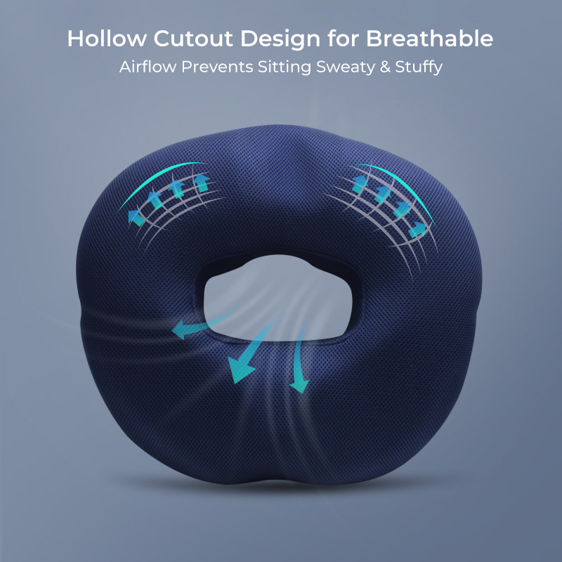 Pain Relief Memory Foam Comfort Donut Ring Car Chair Seat Cushion
