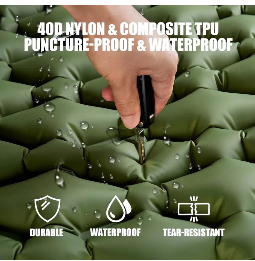 Waterproof Self-Inflating Mat Sleeping Mat Air Mat Mattress Sleeping Pad Camping Pad With Pillow