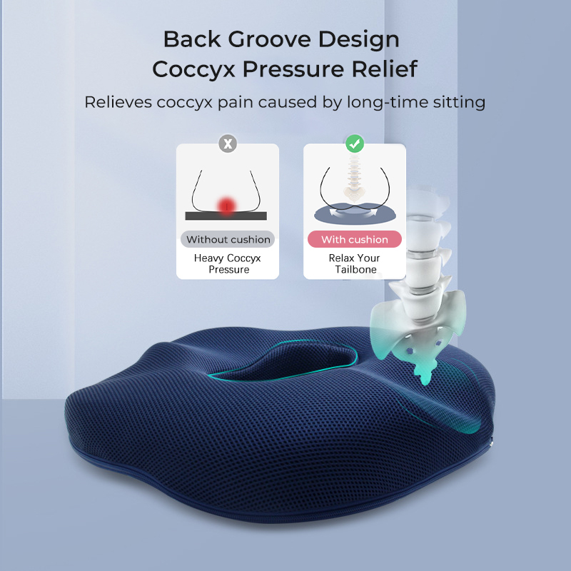 Pain Relief Memory Foam Comfort Donut Ring Car Chair Seat Cushion