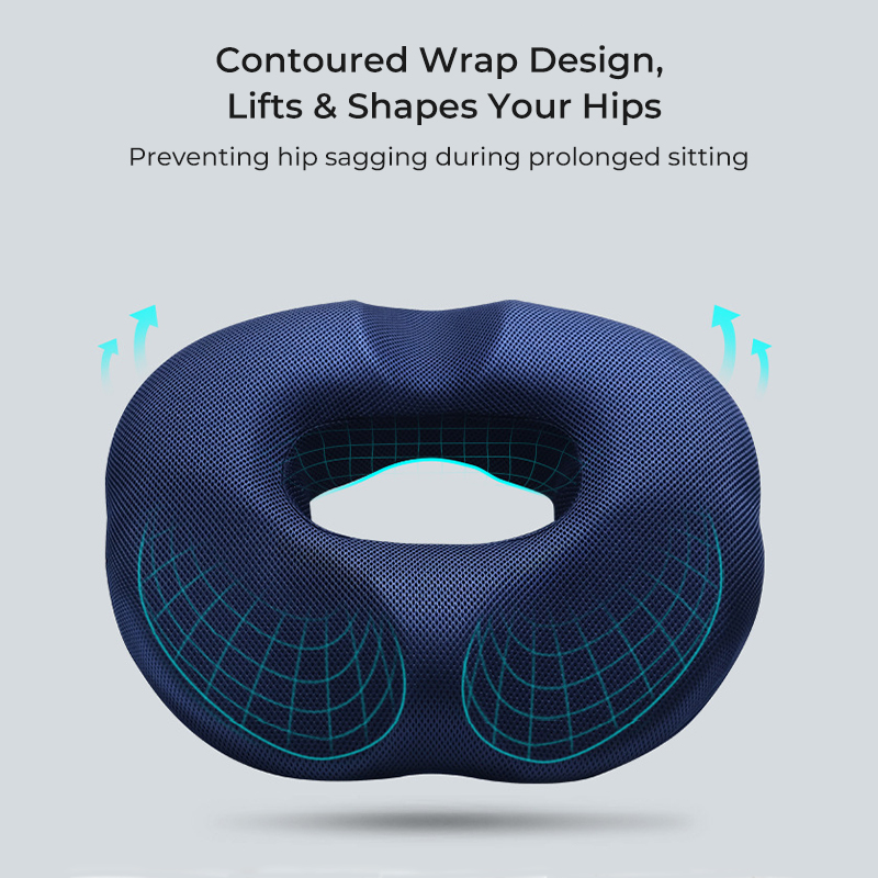 Pain Relief Memory Foam Comfort Donut Ring Car Chair Seat Cushion