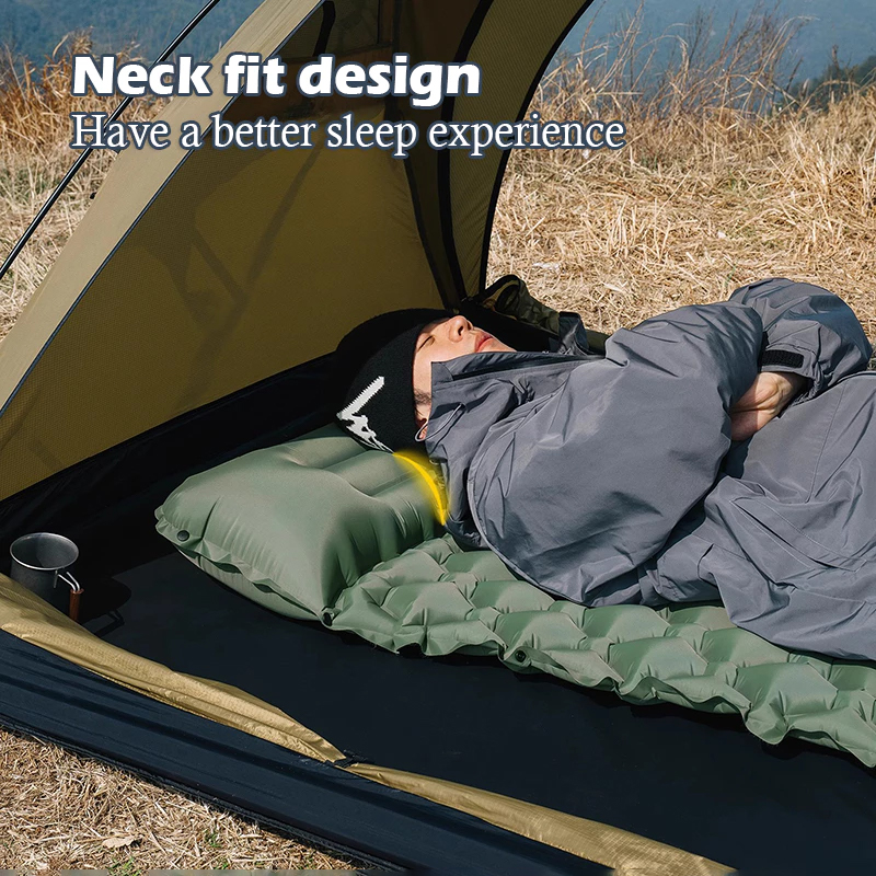 Waterproof Self-Inflating Mat Sleeping Mat Air Mat Mattress Sleeping Pad Camping Pad With Pillow