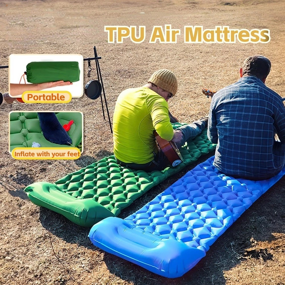 Waterproof Self-Inflating Mat Sleeping Mat Air Mat Mattress Sleeping Pad Camping Pad With Pillow