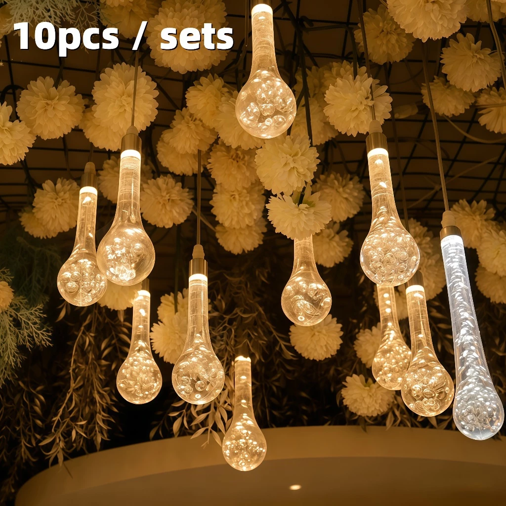 5/10pcs New Wedding Props Chandelier String Wedding Ceiling Reception Area Decorative Lights